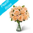 Peach Roses to India