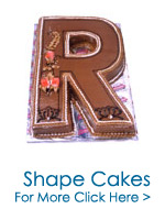 Cakes to India : Number Cakes : Aeroplane Cakes : Shape Cakes to India
