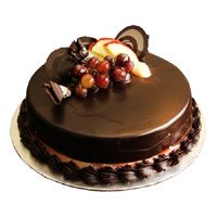 Eggless chocolate Truffle Bhai Dooj cake to India