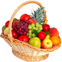 Send 4 Kg Mix Fresh Fruits Basket