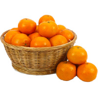 Send 18 pcs Fresh Orange Basket to India