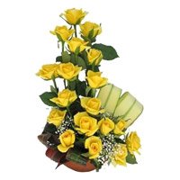 Flowers to India : Yellow Roses