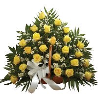 Flowers to India : Yellow Roses