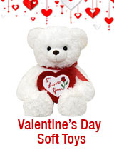 Sen dValentine Day Soft toys to India