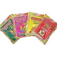 4 vibrant coloured Holi Gulal gift to India