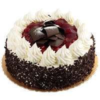 Black Forest Cake From 5 Star Hotel with Rakhi