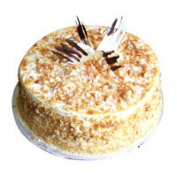 Deliver Rakhi Gifts Butter Scotch Cake with rakhi in India