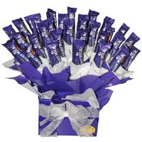 Dairy Milk Chocolate Bouquet 32 Diwali Chocolates gift to India