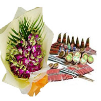 Diwali Assorted Crackers Gifts to India