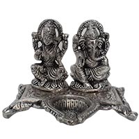 Aluminium Lakshmi and Ganesh Diwali Diyas to India Online
