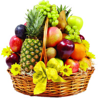 Online 5 Kg Fresh Fruits Basket