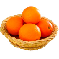 Online 12 Pcs Fresh Orange Basket