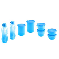 8 Pcs. Center Press+ Water Bottles Set-Blue gift Online