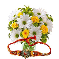 Rakhi Flowers to India