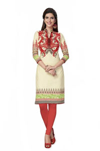 Send Online Cottan Unstitched Kurtis Diwali Gifts for her