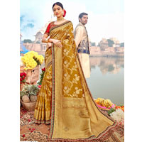 send Printed Importer Chiffon Silk Karwa Chauth Sarees 23 gift