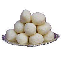 Order Rasgulla for Rakhi Sweets to India with Rakhi
