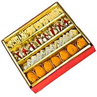 Send Rakhi with Assorted Sweets to India