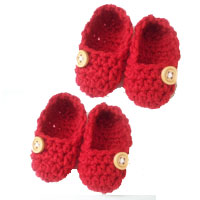 Send Online Baby Booties Gift for New Born to India