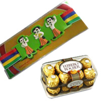 Send Chocolate with Chota Bheem Rakhi for Kids in India