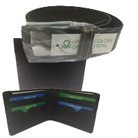 Rakhi Gifts for Brother India Gents Ucb Belt And Wallet