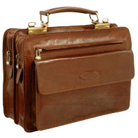 Buff Aniline Office Bag gift to India