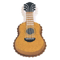 Send 3.5 Kg Guitar Baby shower cake to India 