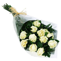CondolenceFlowers to India : White Roses