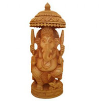 Home Decor gift Ganpati in Wooden