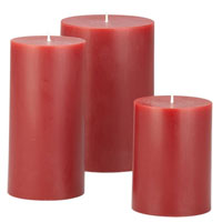 Christmas Decors Gifts to India Set of 3 Designer Candles