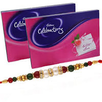 Rakhi with Chocolate Gift Hamper For Brother