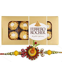 Send Rakhi and Ferrero Rocher Chocolates to India